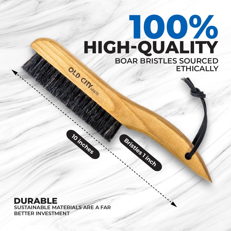 Clothes Brush Garment Brush-USA-Lint Brushes for Clothes, Lint Remover for Clothes 100% Boar Bristle Men's Wool Suit Brush, Suede, Furniture and Upholstery, Hat Brush - BeesActive Australia