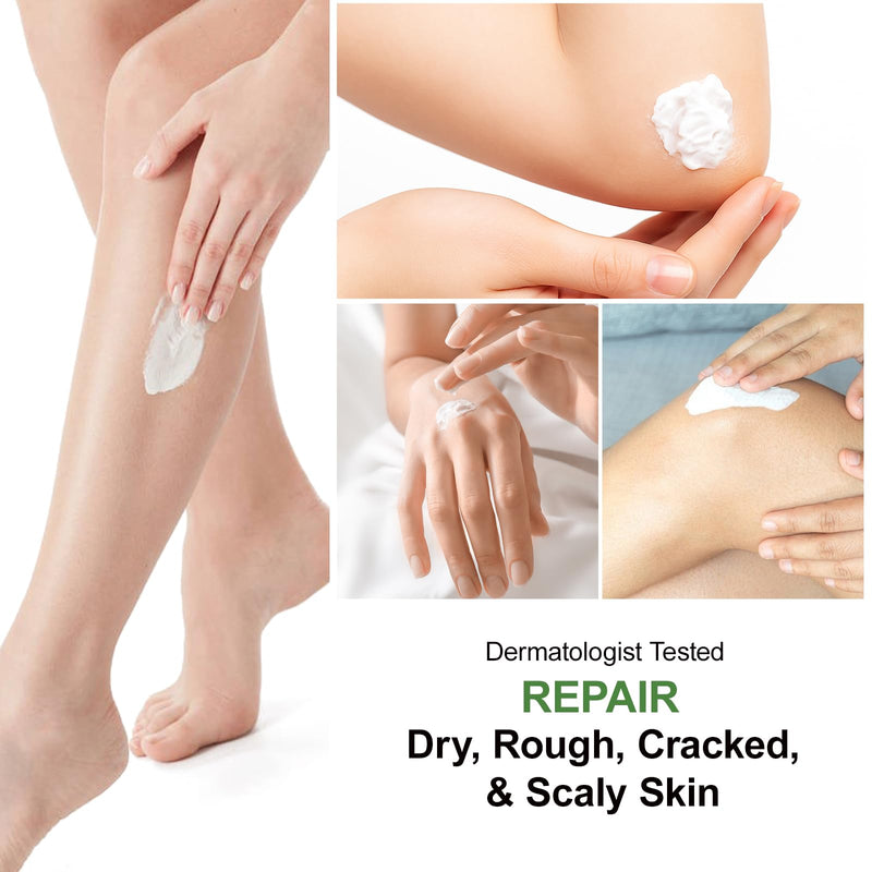 Urea Cream 60 Percent For Feet Maximum Strength Plus Salicylic Acid 2%, Tea Tree Foot Lotion For Dry Feet, Foot Cream Intensive Repair Foot Moisturizer 5.29oz 5.29 Ounce
