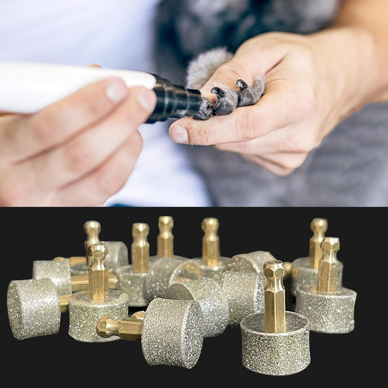 Pack of 4 Replacement Heads for Claw Grinders for Dogs, Claw Grinding Wheel Dog Nail Grinder Replacement Grinding Discs Replacement Wheels Heads Bits for Large Medium and Small Dogs (Apartment) Apartment - BeesActive Australia