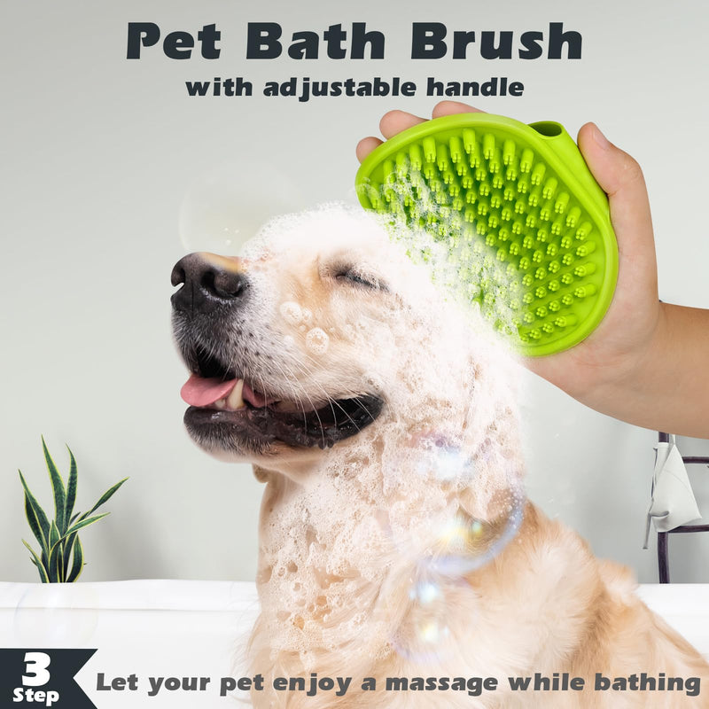 3PCS Cat Grooming Kit | Cat Brush | Cat Brushes for indoor Cats | Cat Nail Clipper | Cat Nail Trimmer | Cat Bath Brush | Cat Brush for Shedding for Long and Short Haired Cats - Premium Cat Supplies - BeesActive Australia