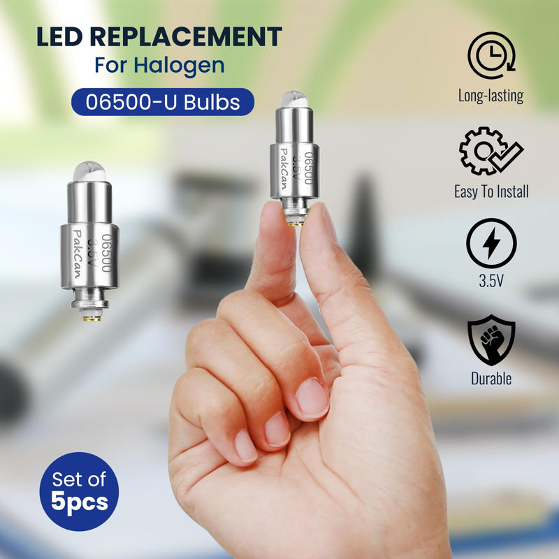 Compatible with Welch Allyn 2 Pcs Halogen Replacement Bulbs 06500-U (Set of 2 pcs) - BeesActive Australia