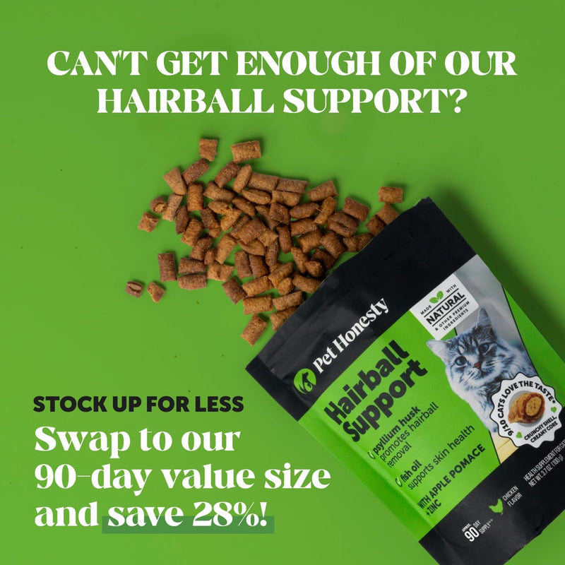 Cat Urinary & Hairball Support Virtual Bundle – Urinary Tract Health Chews + Hairball Support Chews, 30 Day Supply Each