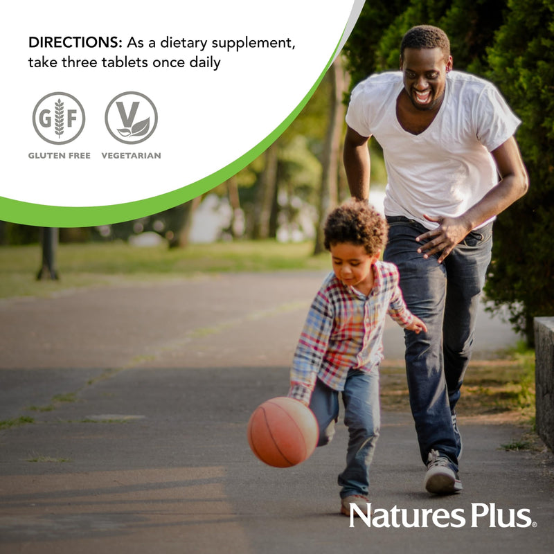 NaturesPlus Source of Life - 90 Tablets - Multivitamin & Mineral Supplement with Concentrated Whole Foods - Gluten Free, Vegetarian - 30 Servings 90 Count (Pack of 1)