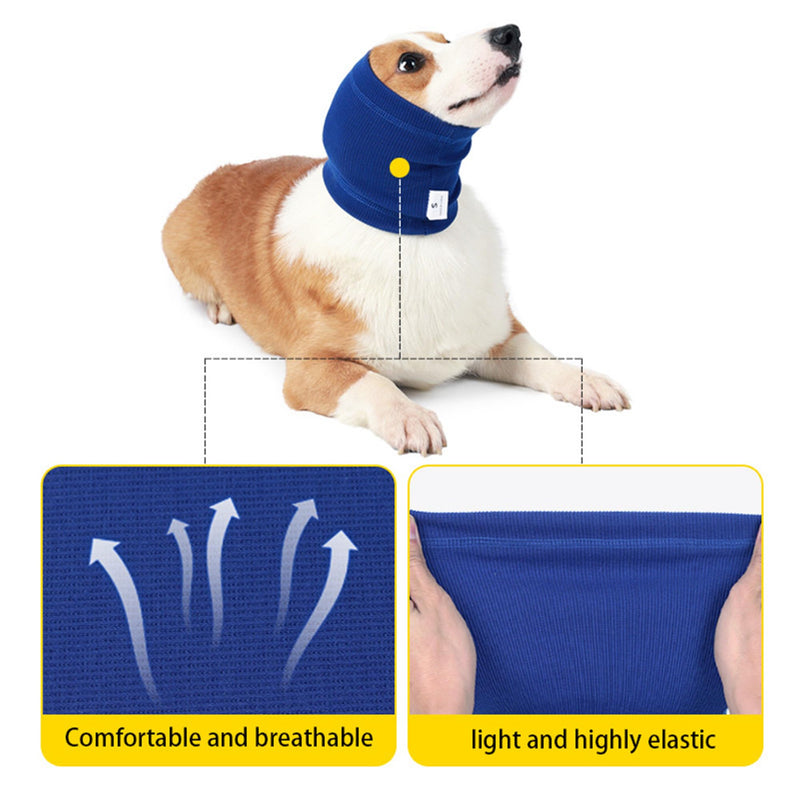 2 Pack Cat Ear Wrap，Cat Hematoma Ear Wrap Anxiety Relief – Noise Canceling for Fireworks, Thunderstorms, Pet Grooming & Force Drying (Purple S) Purple Small