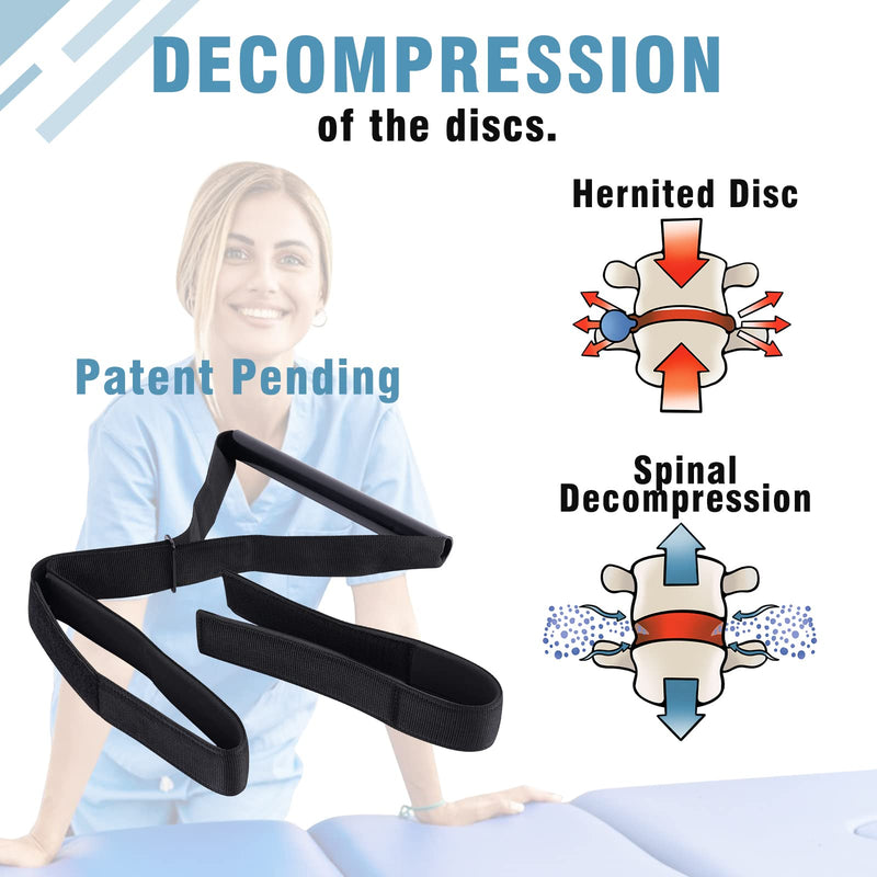 Neck Stretcher Strap, Spine Chiropractic Decompression Tool with Chin Belt. Cervical Neck Traction Device. - BeesActive Australia