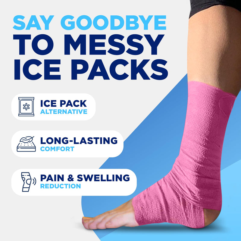 ICEE Tape – Self-Adhering Compression Wrap, Instant Cooling Sensation, No Refrigeration Needed (Blue) Blue - BeesActive Australia