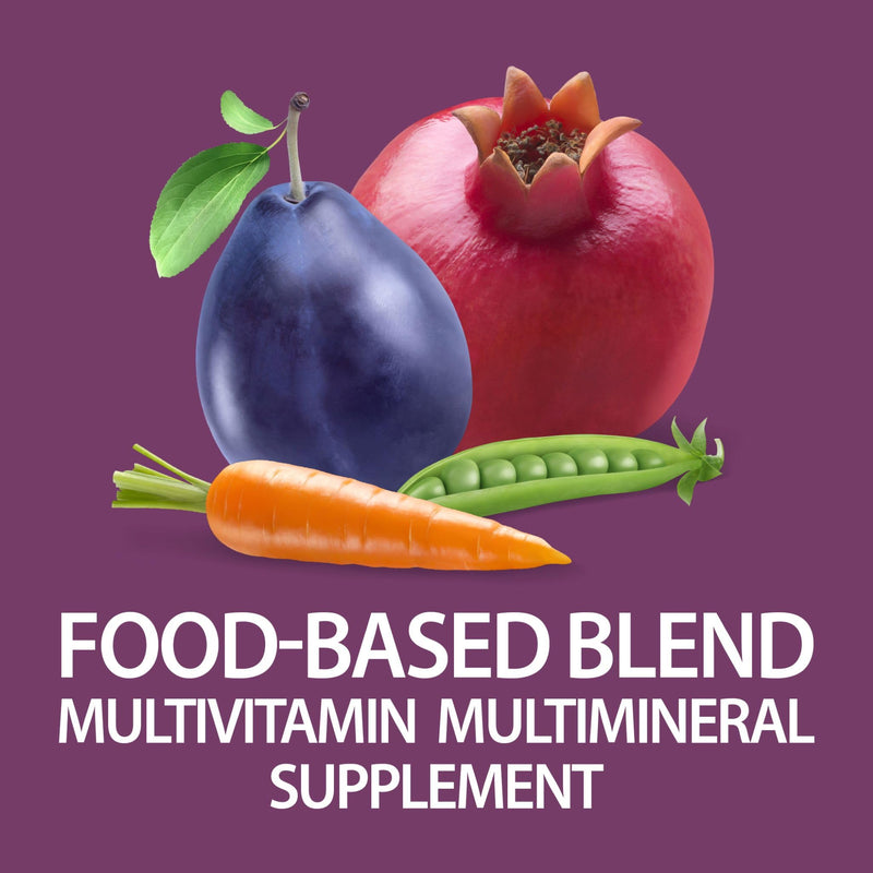 21st Century Wellify Women's 50+ Multivitamin with Minerals, 65 Count | Women's 50 Plus Daily Multivitamin with Minerals & A Food-Based Blend, Compare VS. Alive!® Women's 50+, Energy, Immunity Unflavored 65 Count (Pack of 1)