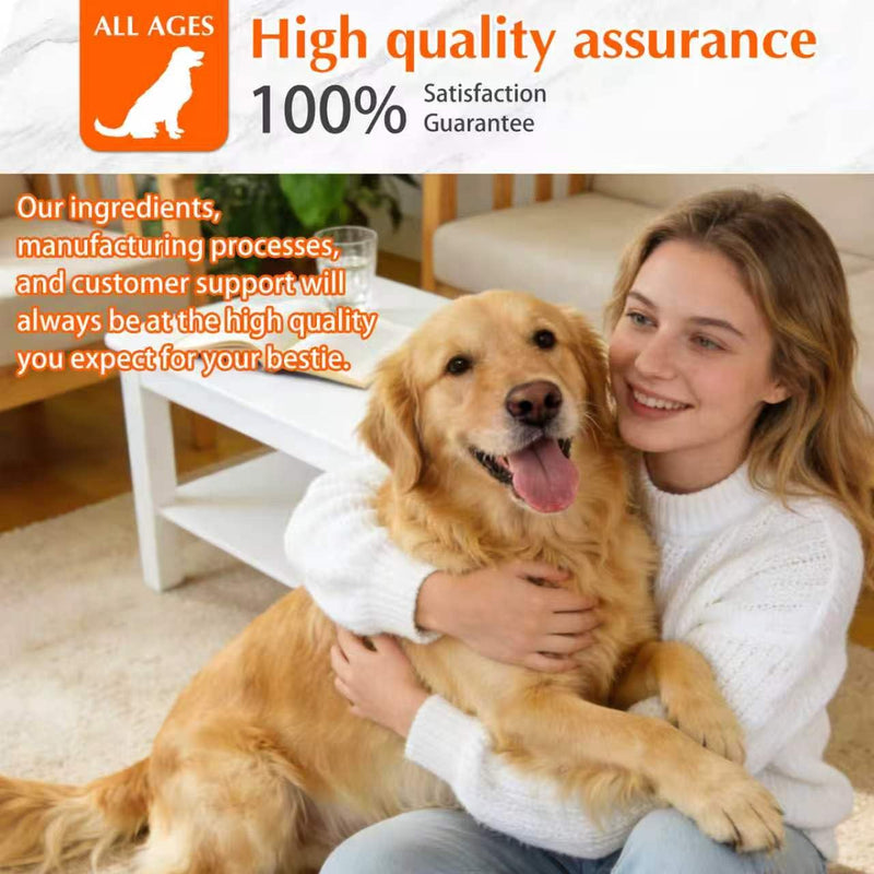 120 Chews Probiotics for Dogs with Digestive Enzymes for Gut Health, Gut Digestive Health Probiotic Chews Immune & Bowel,Functional Dog Supplement Chew for Pet Immune (300g)