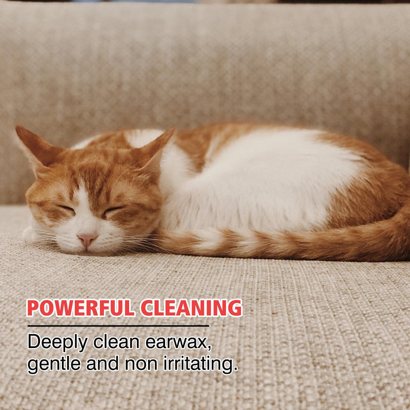 FlowFish Pet Ear Cleaner for Dogs Ear Infection Treatment, No-irritating Dog Ear Cleaner Solution for Treat Dog Ear Infection At Home with Gentle Caring [1.69 FL.OZ] 1.69 FL.OZ