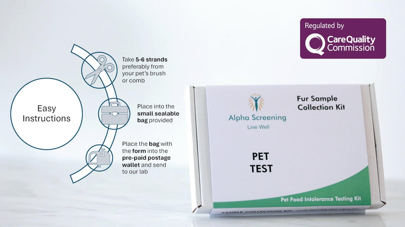 Alpha Screening Intolerance Test for Pets | Cats & Dogs | CQC Registered | 350 + tests | Results in 4-5 Days