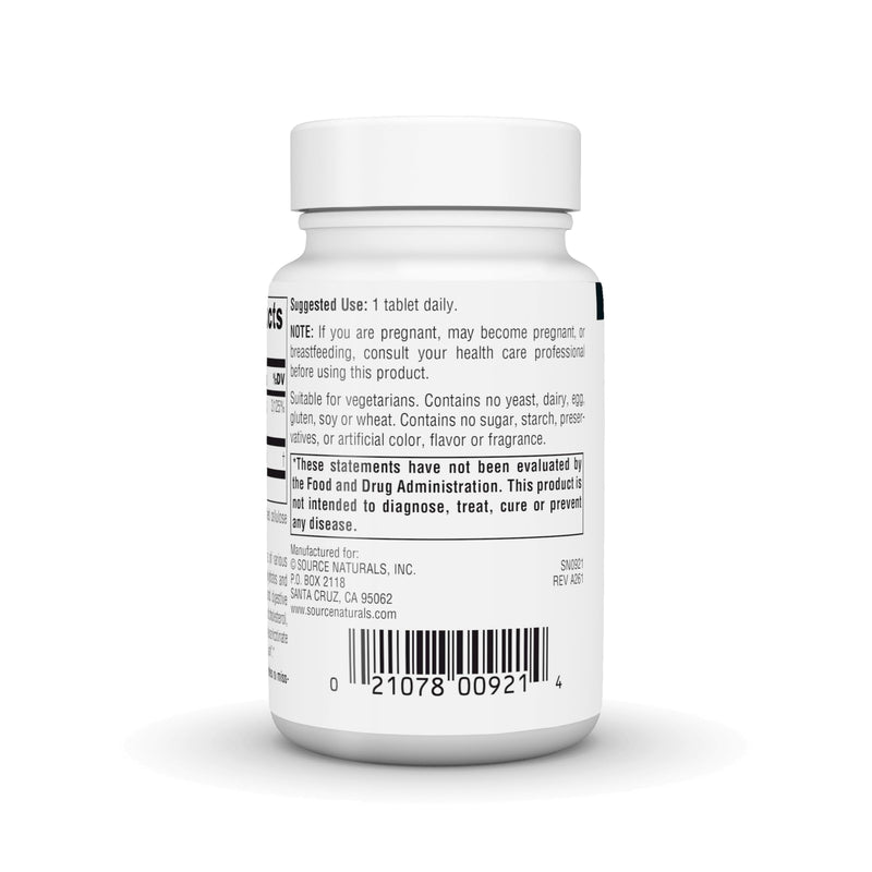 Source Naturals No-Flush Niacin, B-3, 500 mg - 60 Vegetarian Tablets | Cardiovasular Health | Energy Support*