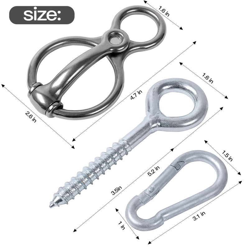 Martx Blocker tie Ring for Horses,Horse tack and Supplies Horse Accessories,Horse tie Ring Prevents Horses from Pulling Back Sturdy Stainless Steel - BeesActive Australia