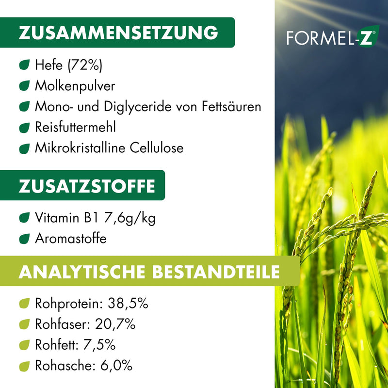 Formula-Z® for cats | Supplementary feed against ticks, fleas & parasites | Without chemicals | Natural vitamin B complex from yeast | For shiny coat & healthy skin | approx. 104 tablets - BeesActive Australia