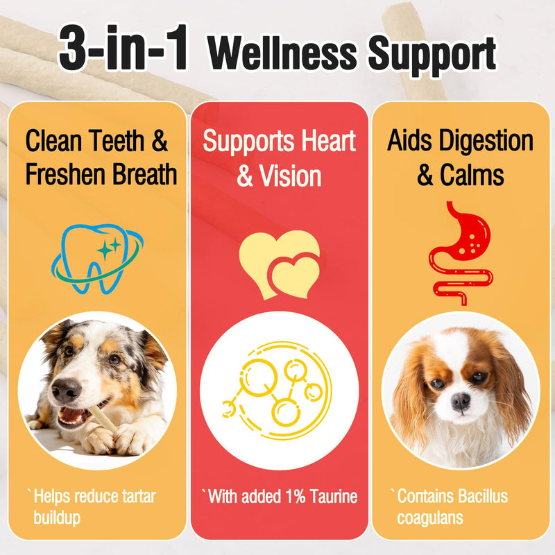 Freeze Dried Cat Chew Sticks Duck Recipe, Dental Treats for Cats Dogs, Pet Teething Sticks Cats Treats Snack, High-Protein Daily Reward Striped 1.76 Ounce (Pack of 1)