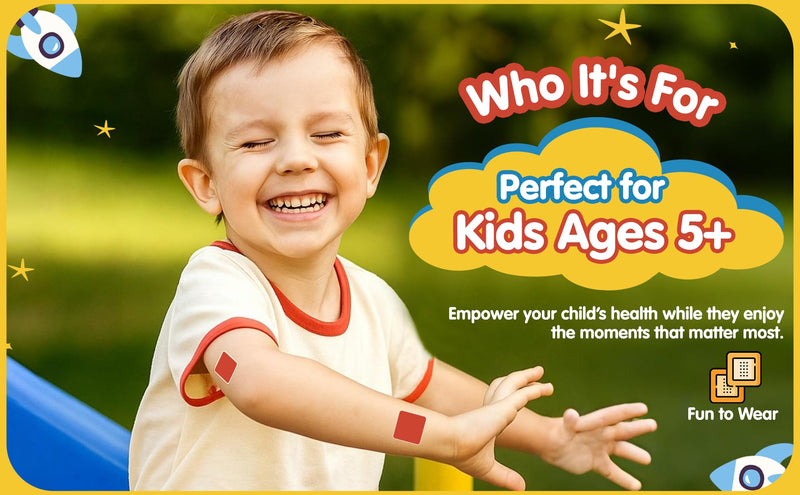 Kids Multivitamin Patches Daily Vitamin Patch for Children Natural, Sugar-Free No Swallowing Immune & Growth Support