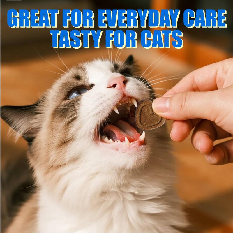 Just Try Coenzyme Q10 coq10 Bites for Cats - Advanced q10 & Taurine Cat Treats for Feline Heart Health - Chicken Flavored - Supports Heart Function - 300 Count 6.35 oz