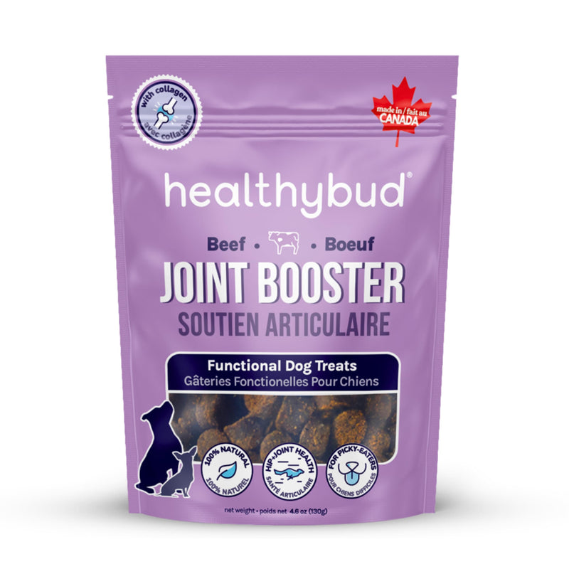 healthybud Hip & Joint Soft Chews for Dogs – Grain-Free Functional Dog Treats with Glucosamine, Chondroitin & Green Lipped Mussel – Daily Mobility Support – for All Ages & Breeds – 130 g (4.6 oz) 4.6 Ounce (Pack of 1)