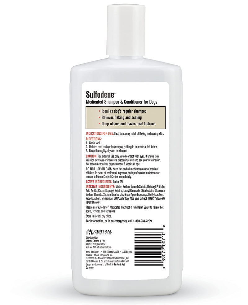 Sulfodene Medicated Shampoo & Conditioner for Dogs 12oz - BeesActive Australia