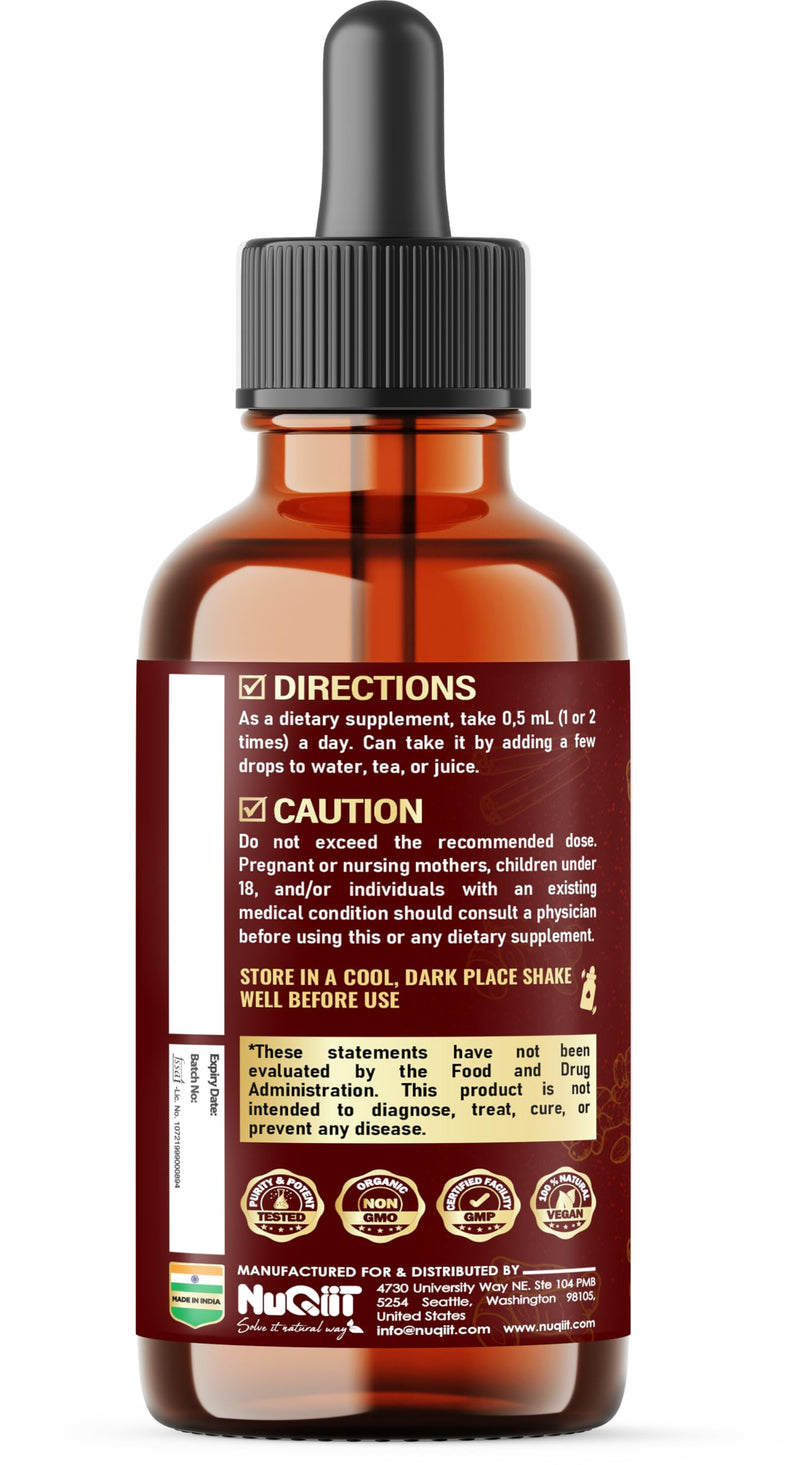 7in1 Liquid Turmeric Curcumin with Vitamin D3, Vitamin K2, Ginger, Ceylon Cinnamon, Garlic, Black Pepper - Drops Extract - 2 Month Supply