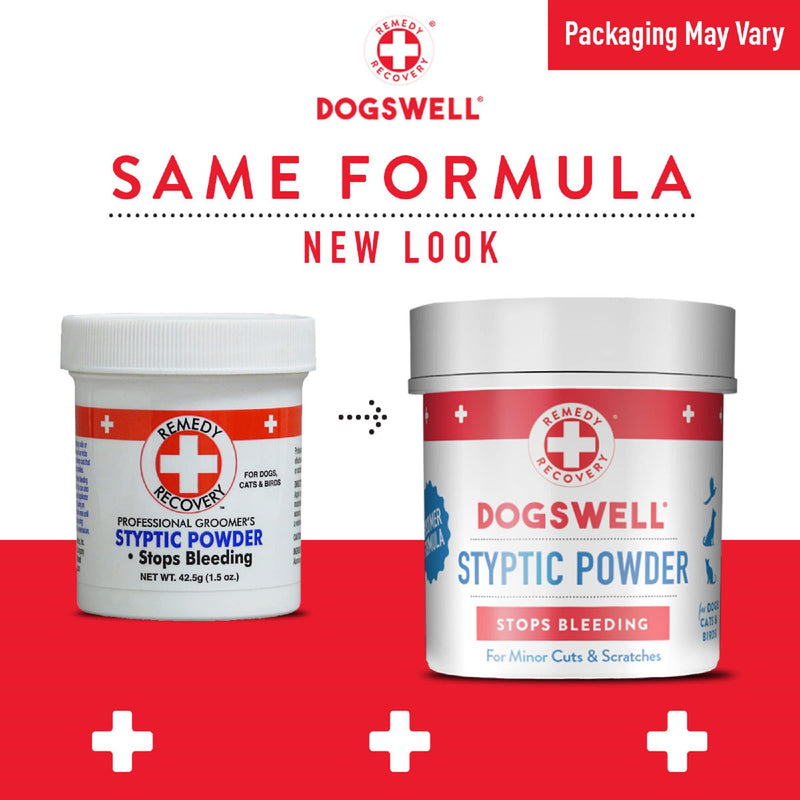 DOGSWELL Remedy+Recovery Styptic Blood Stopper Powder for Dogs & Cats (1.5 oz) and Remedy+Recovery Wound & Infection Medication for Dogs Stopper Powder + Infection Medication - BeesActive Australia