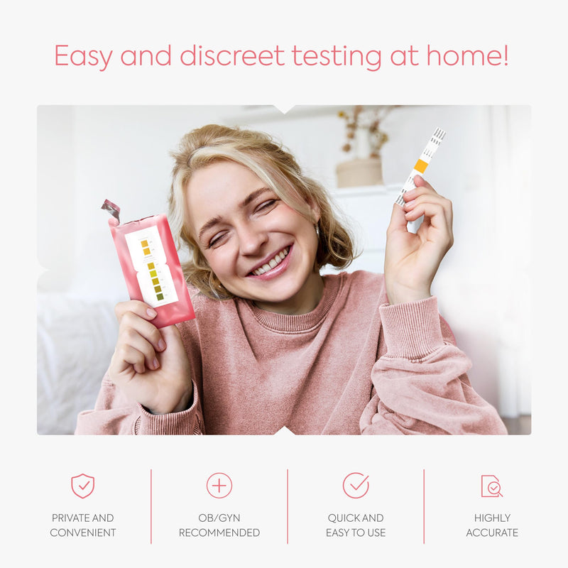 Vaginal pH Test Kit - Yeast Infection Test & BV Test Strips for Women - Accurate and Quick Results in 30 Seconds - 3 Self Tests 1 Count (Pack of 3) - BeesActive Australia