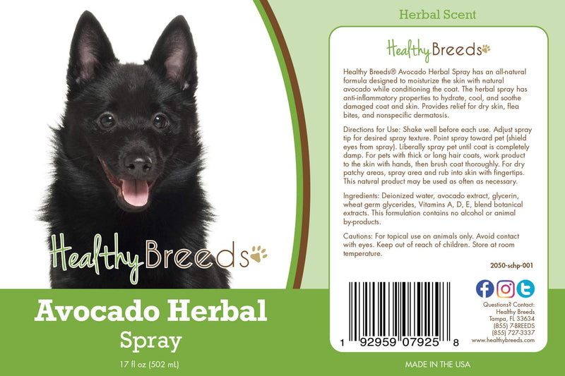 Healthy Breeds Schipperke Avocado Herbal Spray 17 oz