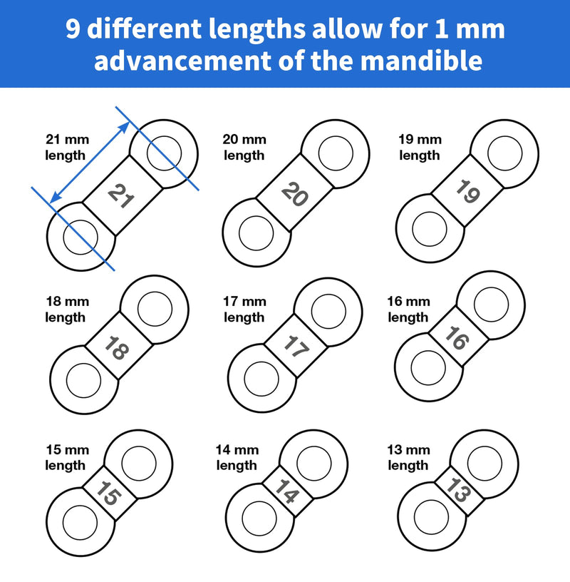 20PCS Replacement Elastic Straps for Meyson EMA Application (Blue, 14 mm) 14mm Blue - BeesActive Australia