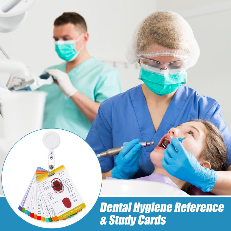 13 Pieces Dental Hygiene Reference Study Cards