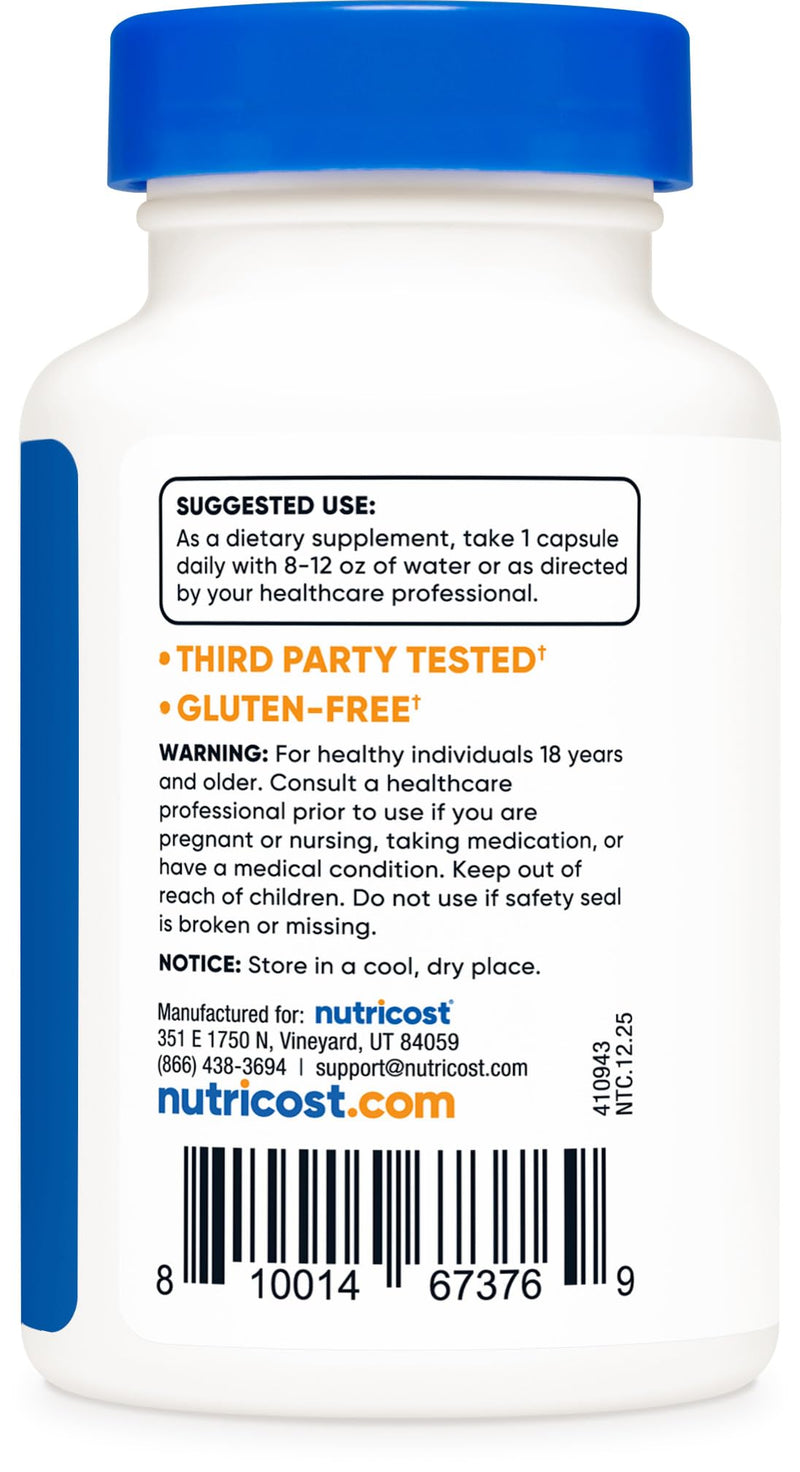 Nutricost Benfotiamine 300mg, 90 Capsules - Gluten Free, Non-GMO, and Vegetarian Friendly Fat Soluble Vitamin B1 (Pack of 2) 90 Count (Pack of 2)