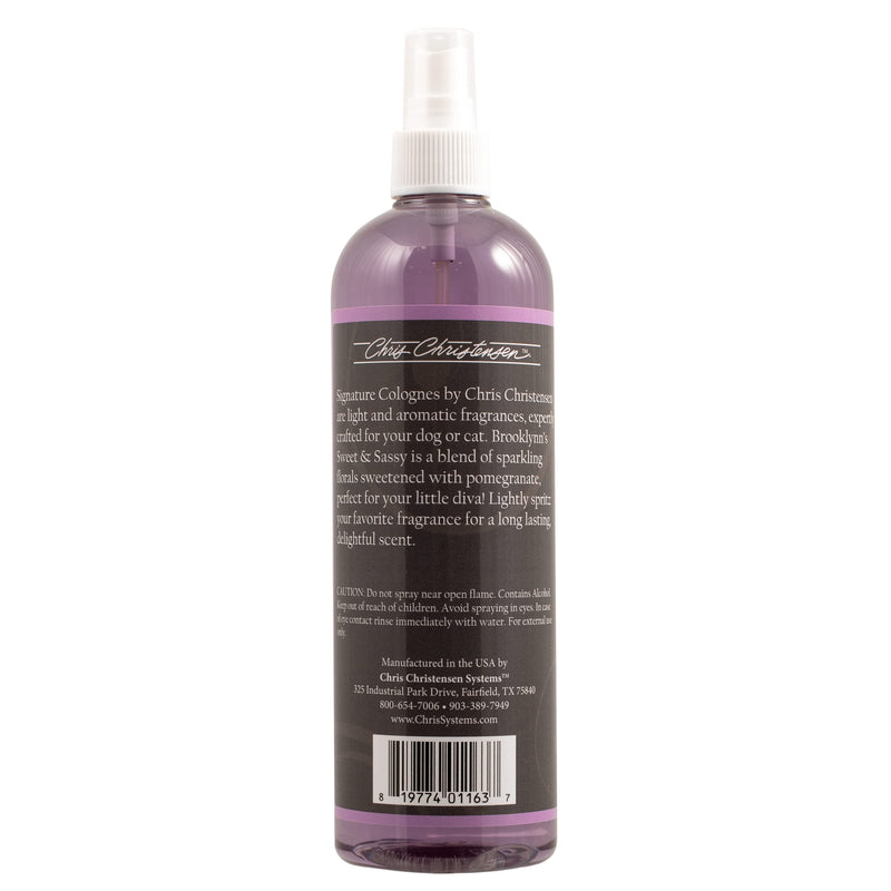 Chris Christensen Smart Scents Brooklynn's Sweet & Sassy Grooming Cologne, Groom Like a Professional, Long Lasting, Designer Fragrances, 16 oz 16 Fl Oz (Pack of 1) - PawsPlanet Australia