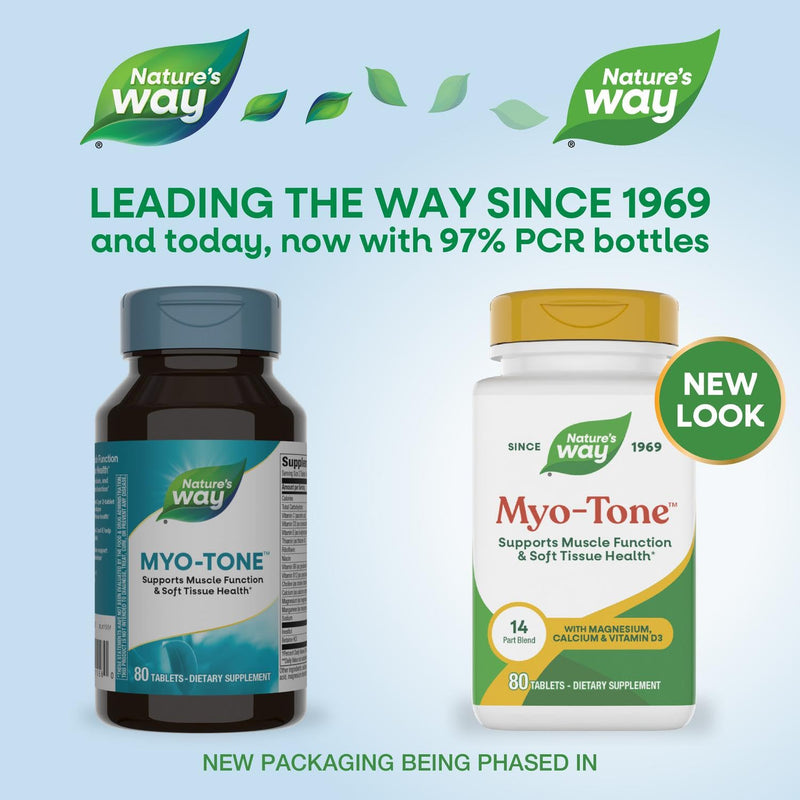 Nature's Way Myo-Tone Supports Healthy Muscles, Tendons and Ligaments, 80 Tablets 80 Count (Pack of 1)