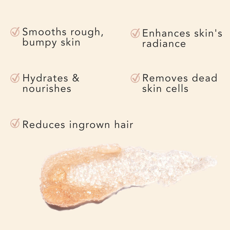 Peppermint Tea Tree Organic Body Scrub - USA Made Sugar Scrub with Natural Ingredients, Moisturizing Body & Foot Exfoliator for Dry and Sensitive Skin, Removes Dead Skin Cells & Reduces Ingrown Hair Peppermint Tea Tree - BeesActive Australia