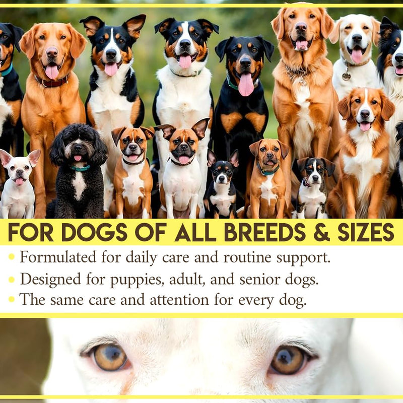 VetNatural Advanced Vision Formula for Dogs, Bilberry Extract + Lutein + Zeaxanthin, Supports Clear Vision & Helps Support Eye Clarity in Dogs with Cloudy-Looking Eyes, 50ml (1.69 fl oz)