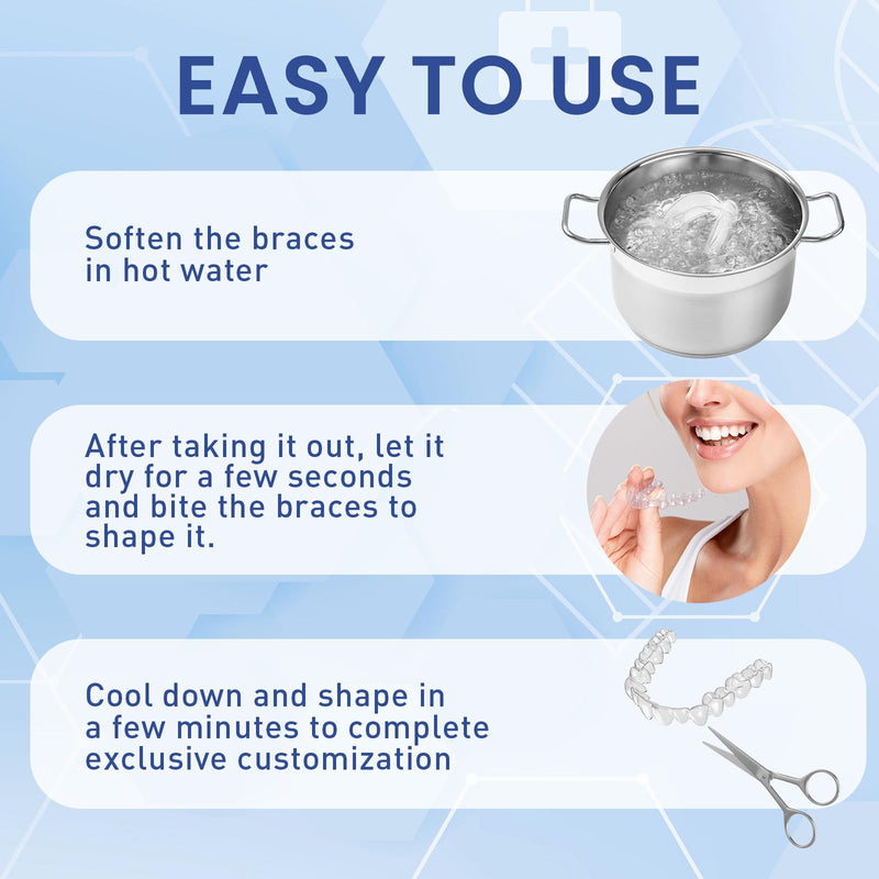 Anti Grinding Guard for Clenching Teeth at Night, Mouth Guard for Grinding Teeth at Night, Teeth Grinding Mouthguards for Sleeping, Comfortable Grinding Guard for Adults - BeesActive Australia