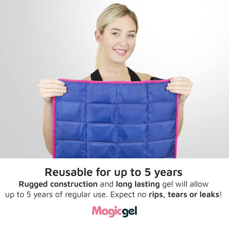 Magic Gel Horse Ice Pack with Carry Case - Cooling Horse Leg Wraps for Hock, Ankle, Knee, Legs, Boots, and Hooves | Horse Tack & Horse Supplies - Single Ice boots for horses 1 Count (Pack of 1) - BeesActive Australia