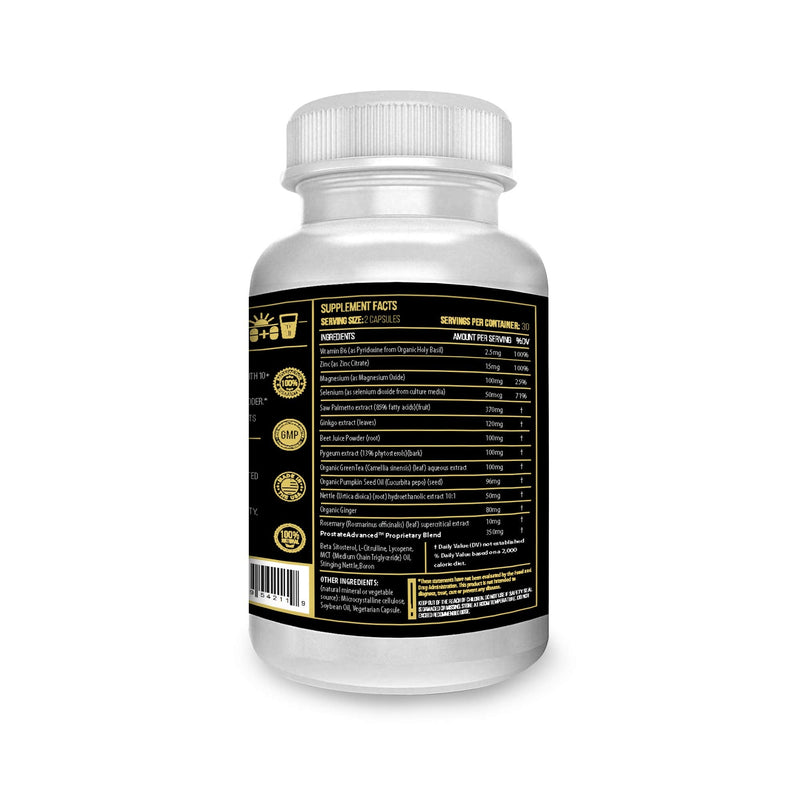 ACTIF Prostate Advanced Support with 20+ Factors, Complete Support for Prostate - 60 Capsules, Made in USA, Non-GMO
