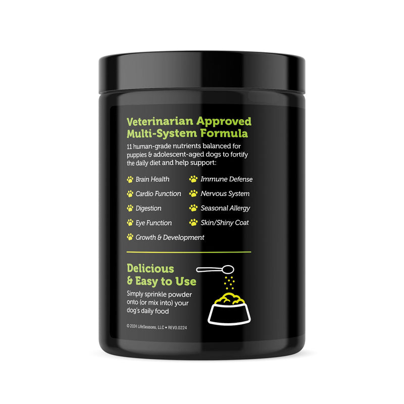 LifeStages Stage 1: Puppy Formula 0-3 Years for Dog Weight Gain, Muscle & Joint Development, Healthy Skin & Coat | Omega 3 & 6, Spirulina, Vitamin B6 & Probiotics - Vet Approved - PawsPlanet Australia
