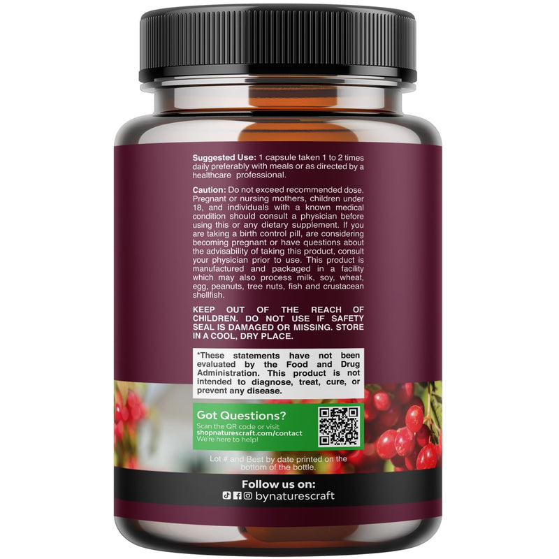 Advanced Kidney Support Supplement - Kidney Cleanse Detox & Repair Cranberry Extract Capsules with Uva Ursi, Stinging Nettle & Astragalus for Kidney Health - Urinary Tract Health - 60 Count 60 Count (Pack of 1) - BeesActive Australia