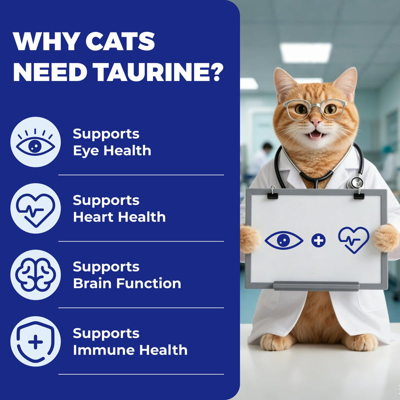 Wellix 450 Bites Taurine for Cats for Heart & Eye Health – Taurine Supplement with Omega-3, CoQ10 and Vitamins for Cats – Heart and Eyes Support for Kitten, Adult & Senior Cats 10.58 oz