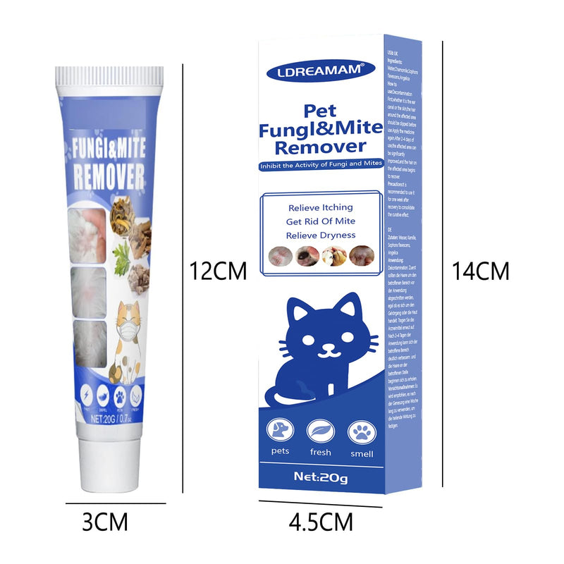 Dog Anti Mite Cream, Pet Mite Repellent Cream, dog mite remover, pet mite repellent cream, anti-itch treatment for pets, dog mite remover, mild, safe solution for the 20g - BeesActive Australia