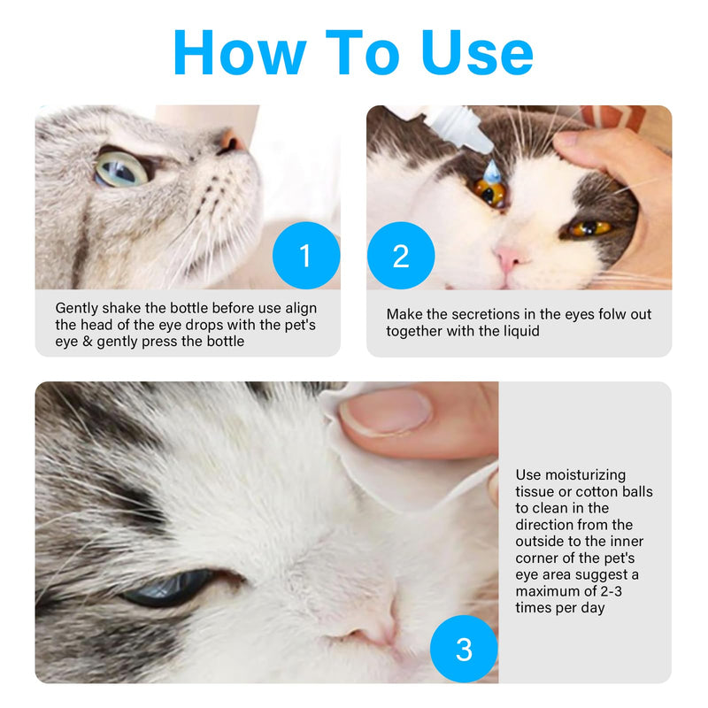 ZKMAGIC eye drops for dogs and cats, eye care and moisturizing for inflammation, eye cleaner, supportive care for conjunctivitis - BeesActive Australia