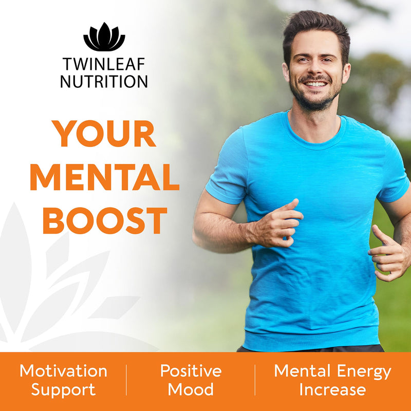 Dopamine Brain Support Supplement - DMAE, Vitamin B12 & L-Tyrosine, 60 caps | Supports Focus, Memory & Mental Clarity - 1000mg Blend with Mucuna Pruriens, Ginkgo Biloba, Green Tea, Ginseng White