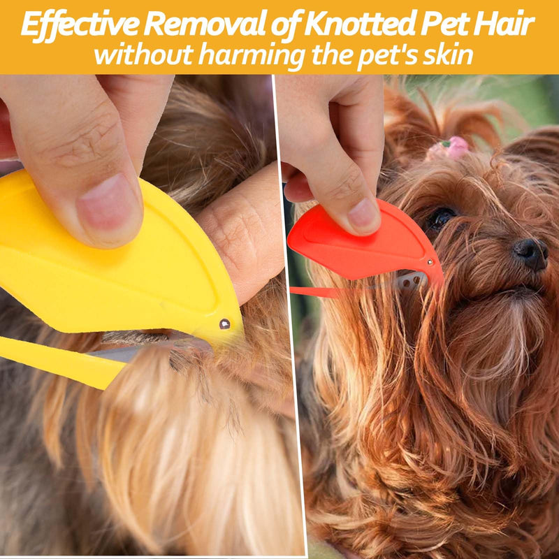 5 Pcs Knotting Comb Pet Grooming Tool, De Knotting Comb for Dog,Cats,2024 Multifunctional Pet Hair Shedding Tool Supplies for Removing Tangled and Loose Hair 5 pcs - BeesActive Australia