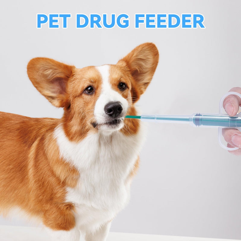 Tablet dispenser for cats, 2 pieces, reusable tablet feeder, pet pusher syringe, tablet dispenser cat, pet medication syringe, nursing pusher shooter for small pets - BeesActive Australia
