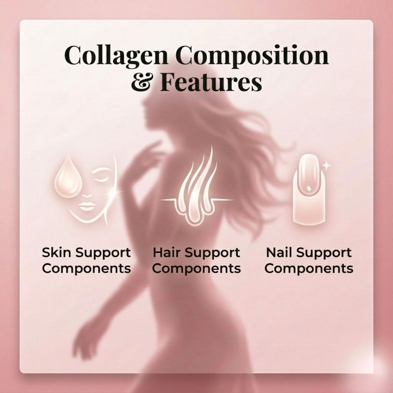 Multi Premium Collagen Supplements for Women with Vitamin C, E -Tighten Skin, Reduce Wrinkles, Strong Nails, Joints & Hair Growth - Anti Aging Skin Care Supplements for Women -90 Capsules Unflavored