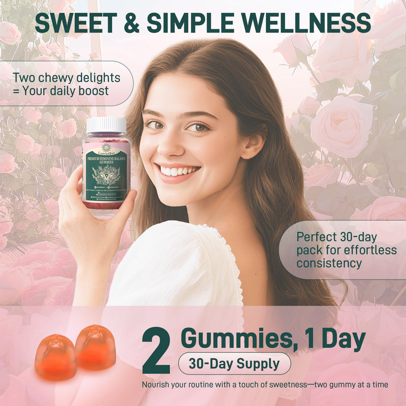 Pineapple Probiotics pH Balance for Women, Premium Feminine Balance Gummie | Support Healthy Odor and Vaginal Flora, Digestive Health & Immune, Hawaiian Pineapple, 120 Vegan Gummies - 60 Servings 2