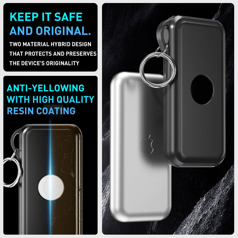 QWOS Silicone Case Compatible with Apple Vision Pro Battery, Shockproof Military-Grade Protection, Protective Cover for Vision Pro Battery Accessories - Black - BeesActive Australia