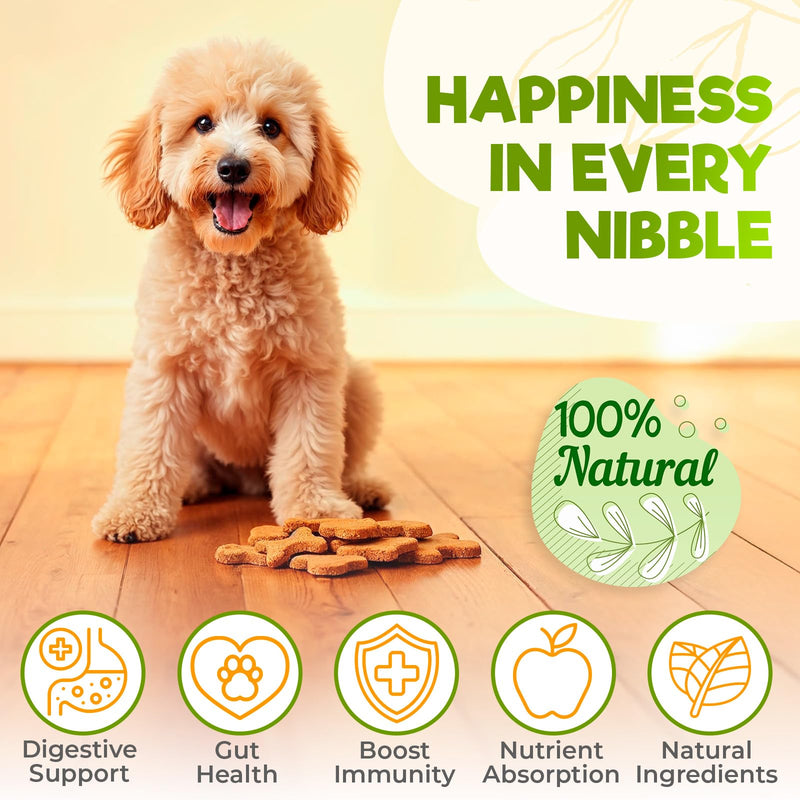 ZENO Probiotics for Dogs Chews 150Pcs - Digestive, Gut Health & Diarrhea Support - Chews for Dogs - US Formula with Probiotics, Enzymes & Natural Ingredients - Roast Chicken