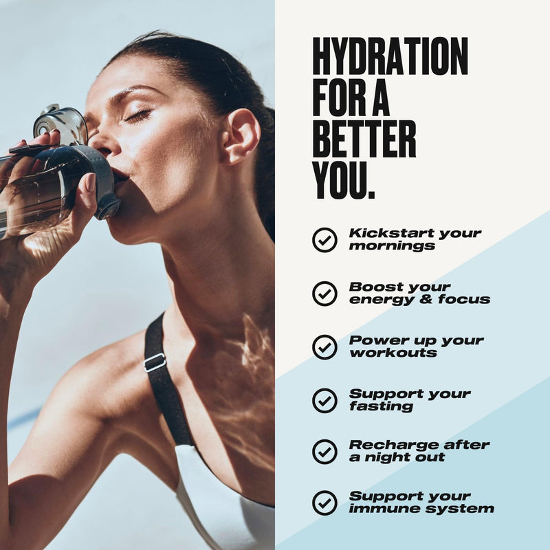 UPPERMOST Hydrate Hydration Keto Electrolytes Powder No Sugar Drink Mix - Naturally Flavored & sweetened - with Vitamin C, B6, B12 & Zinc - 30 Servings (Lemon Lime) Lemon Lime 5.5 Ounce (Pack of 1)