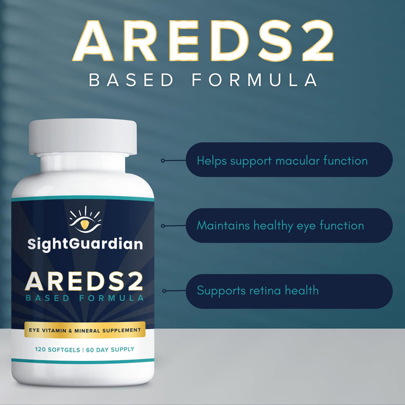 AREDS2 Based Eye Vitamins, Lutein, Zeaxanthin, Low-Zinc | Macular and vision support, 25mg zinc, safe for smokers, Lutemax 2020, doctor-formulated, made in USA, cGMP, 60-day supply